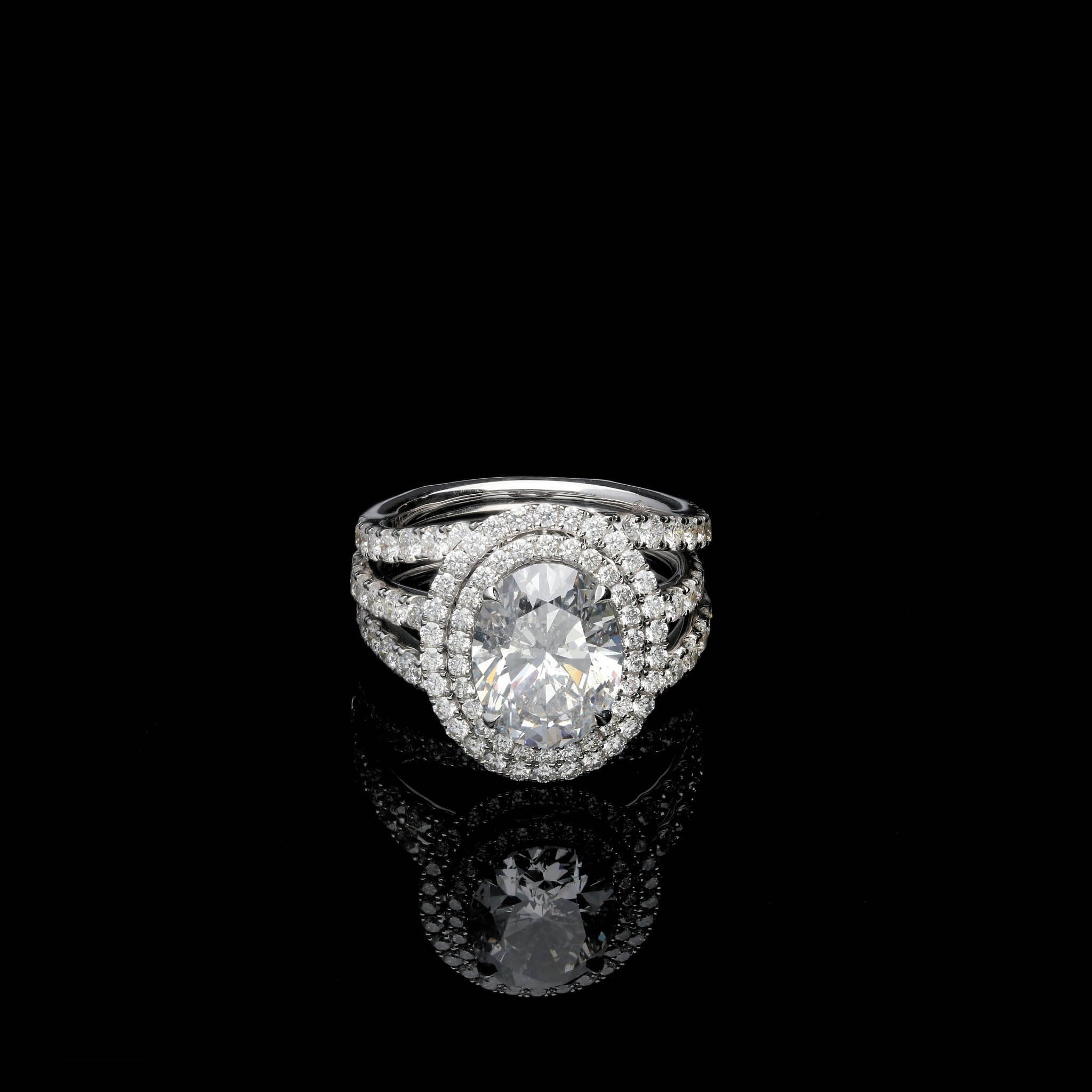 Goenka India's diamond studded ring