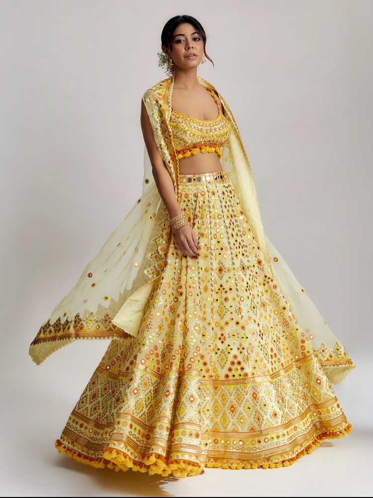 Gopi Vaid lehenga and cape set