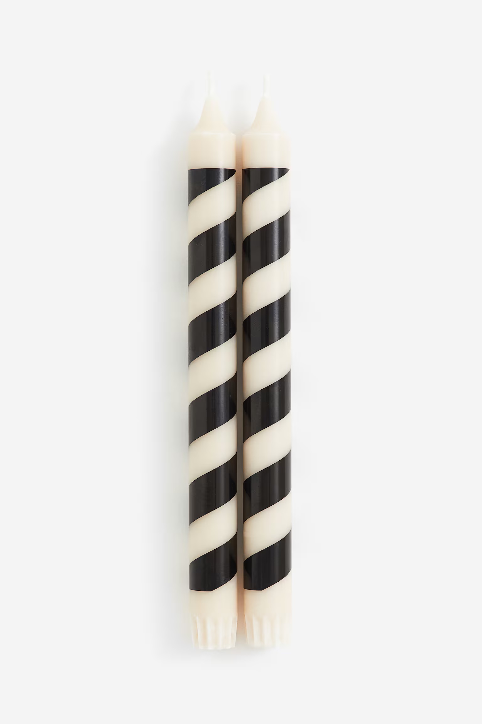 2-pack candy cane candles