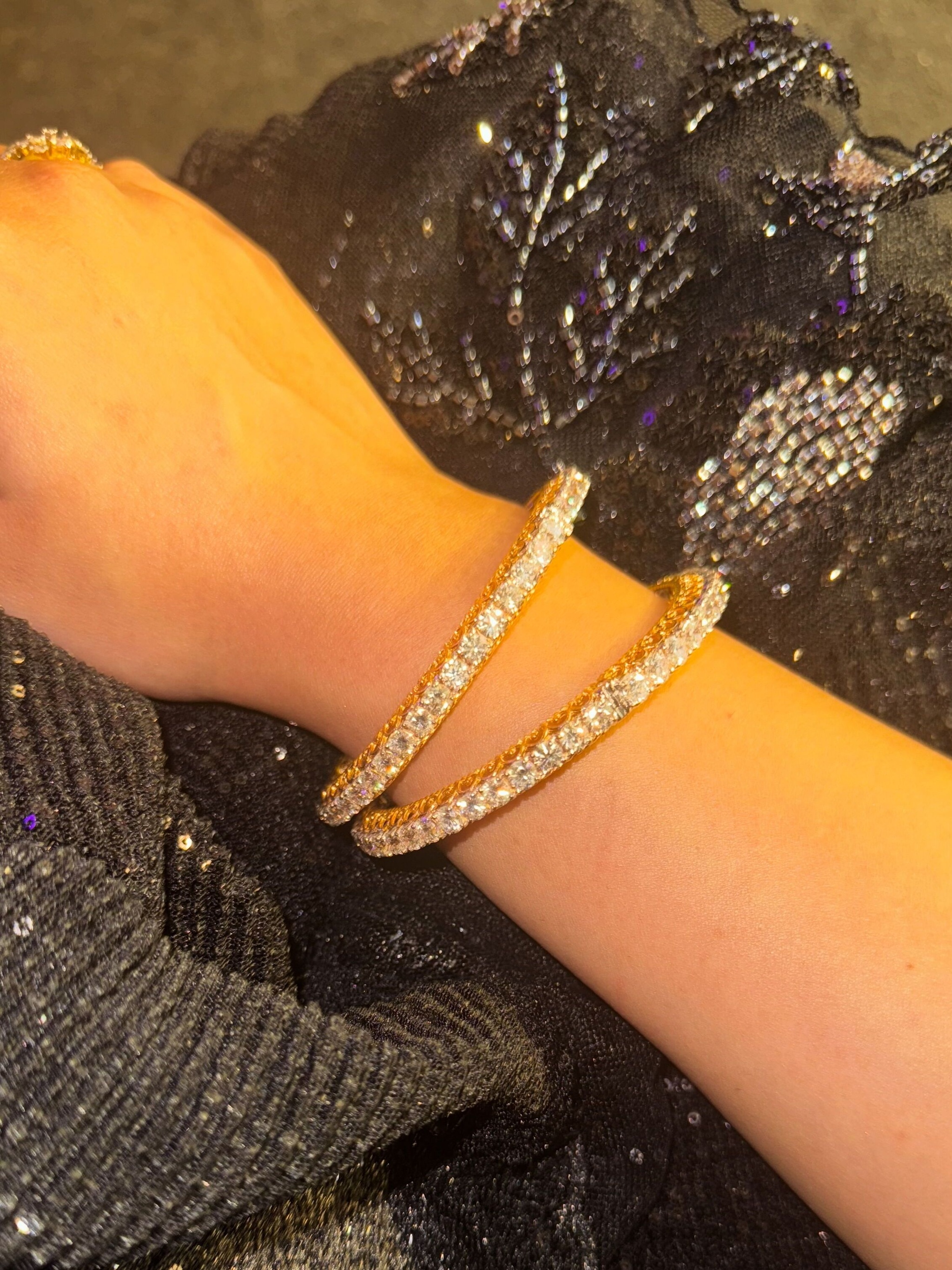 Vanshika Jain diamond bangles