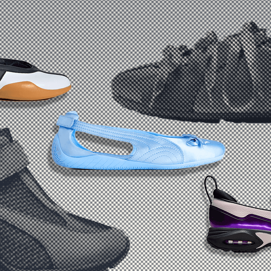 Hybrid shoes like Sneex, Simone Rocha's ballet trainers, Puma X Balenciaga ballet flats and snoafers are trending