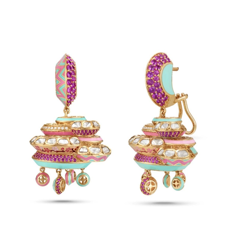 The Layered Facets Jhumki, Meenakari, The Nod Mag
