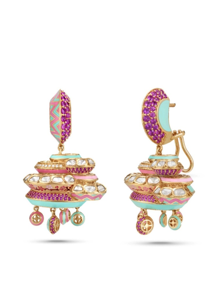 The Layered Facets Jhumki, Meenakari, The Nod Mag