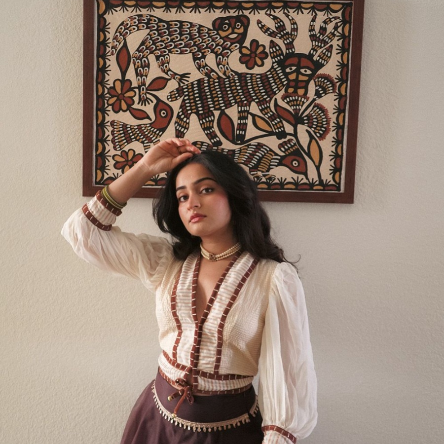 A sohrai painting from Hazaribagh