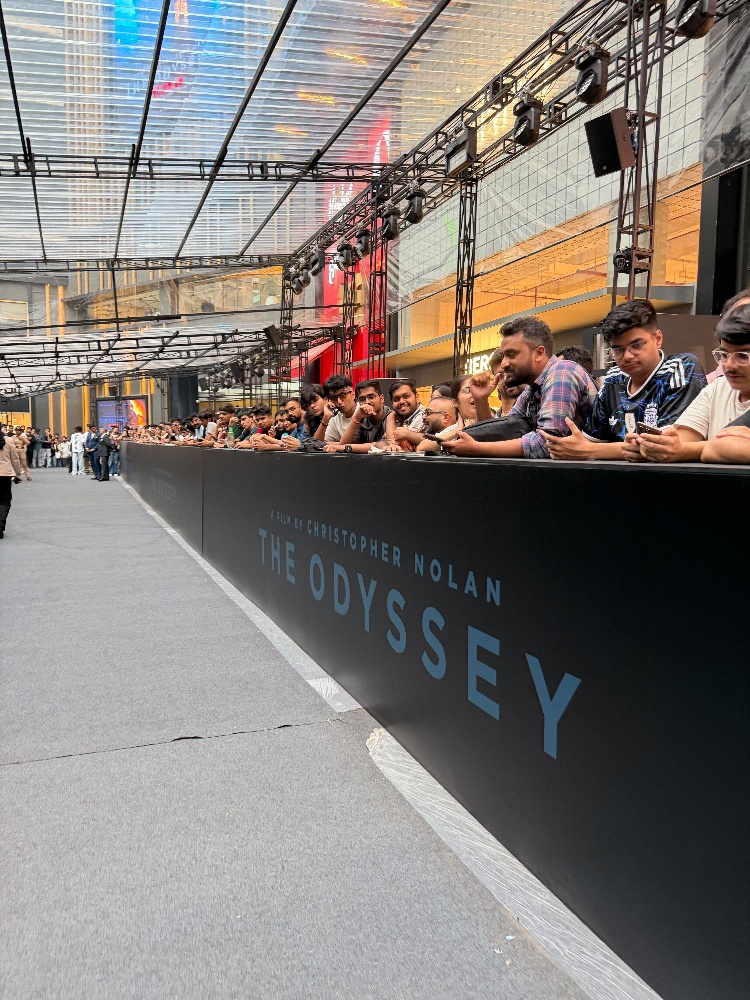 The path leading to the premiere of 'The Odyssey'