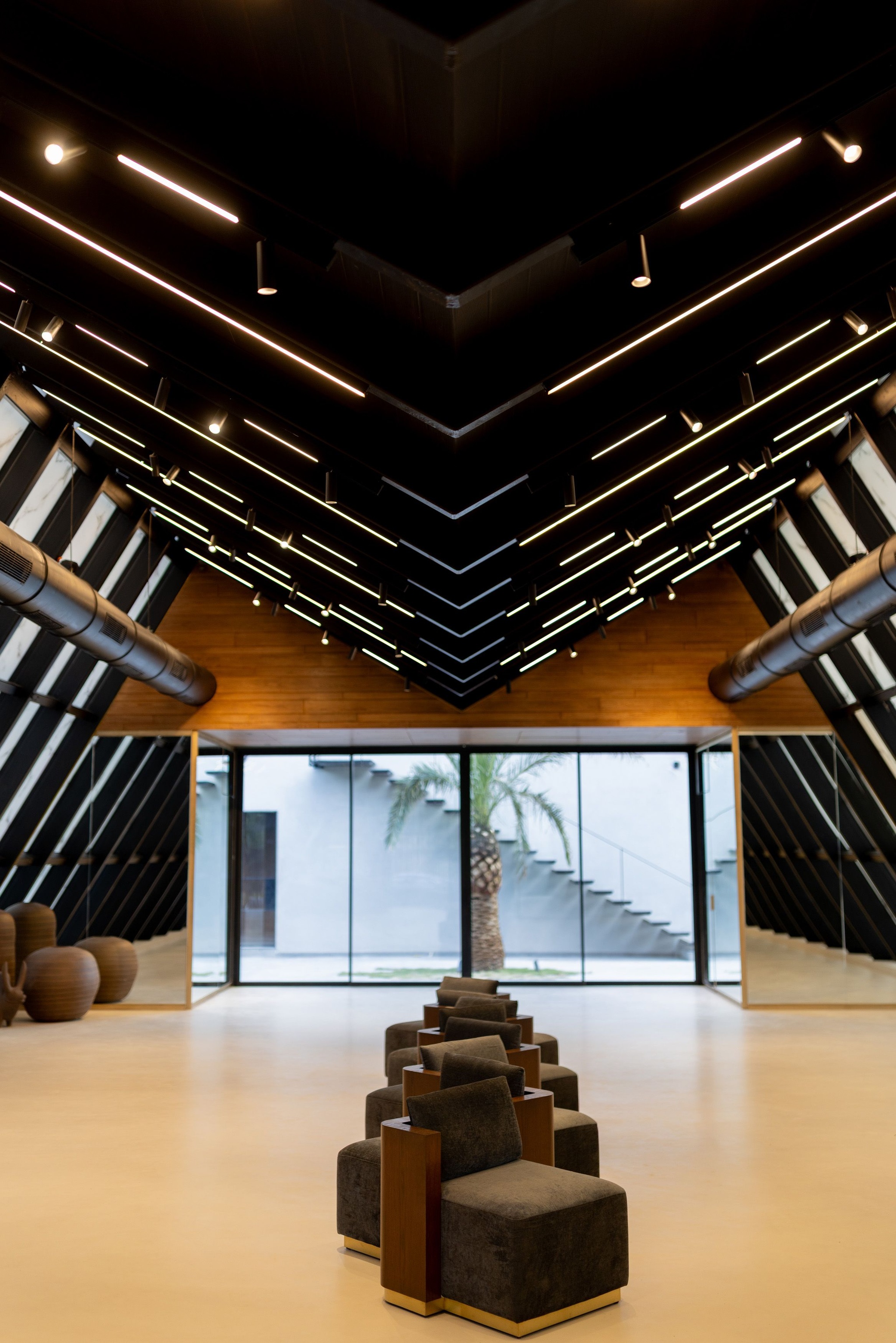 Details from inside Gaia, Ahmedabad