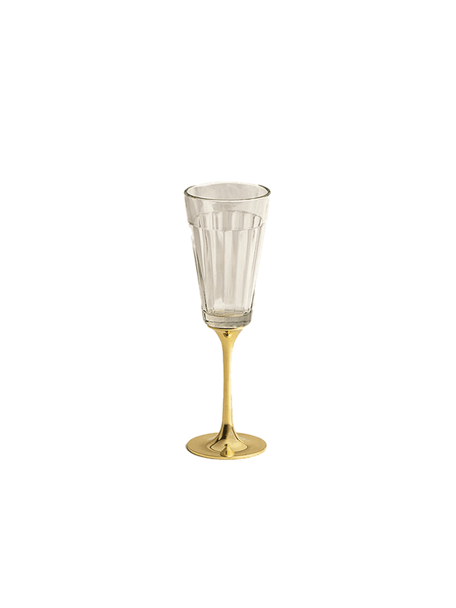 Ikkis Chai Stem Glass Brass (Set of 2)