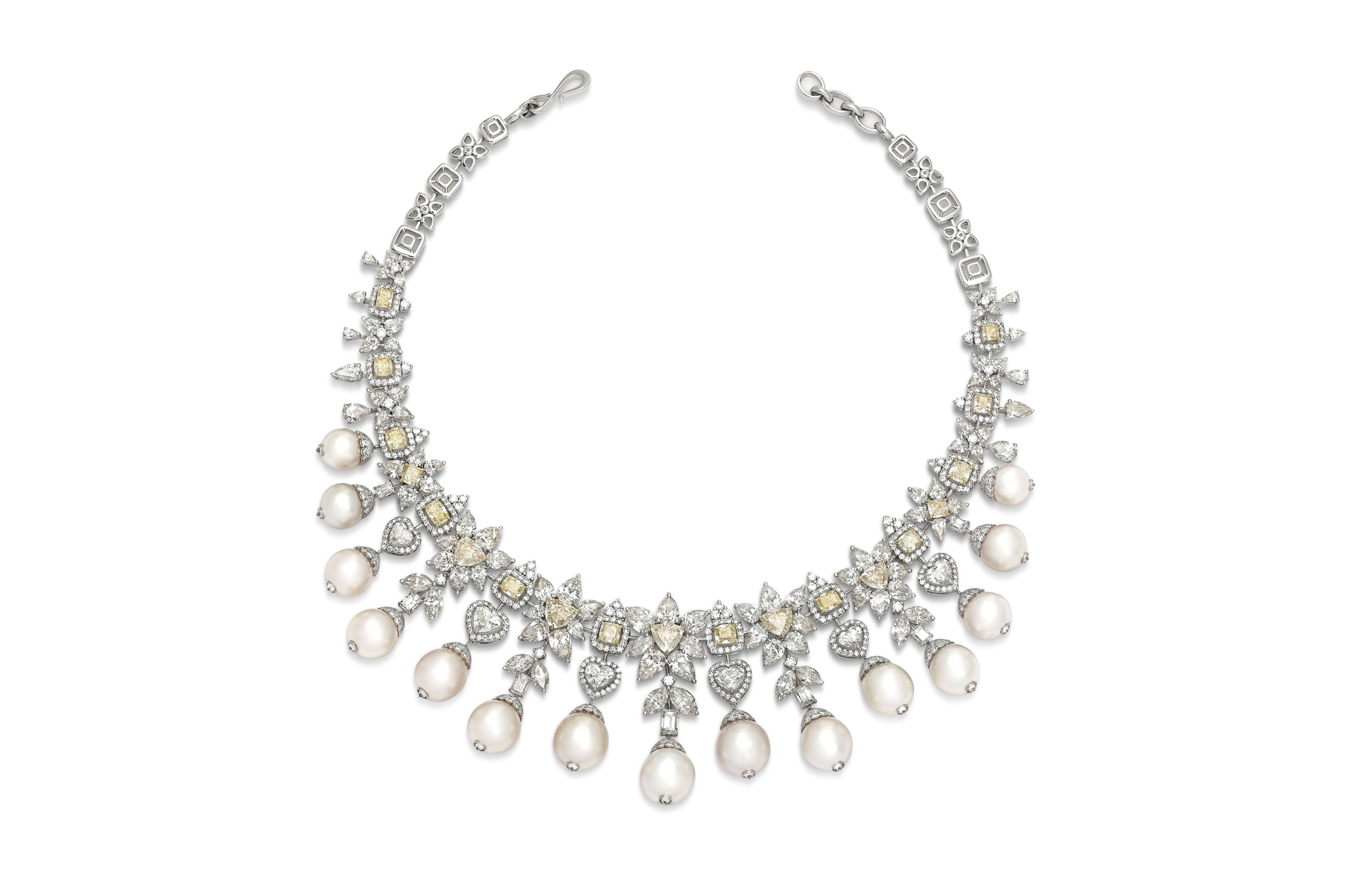 Canary Keshi Pearl Bridal Necklace, Bridal Layering, The Nod Mag