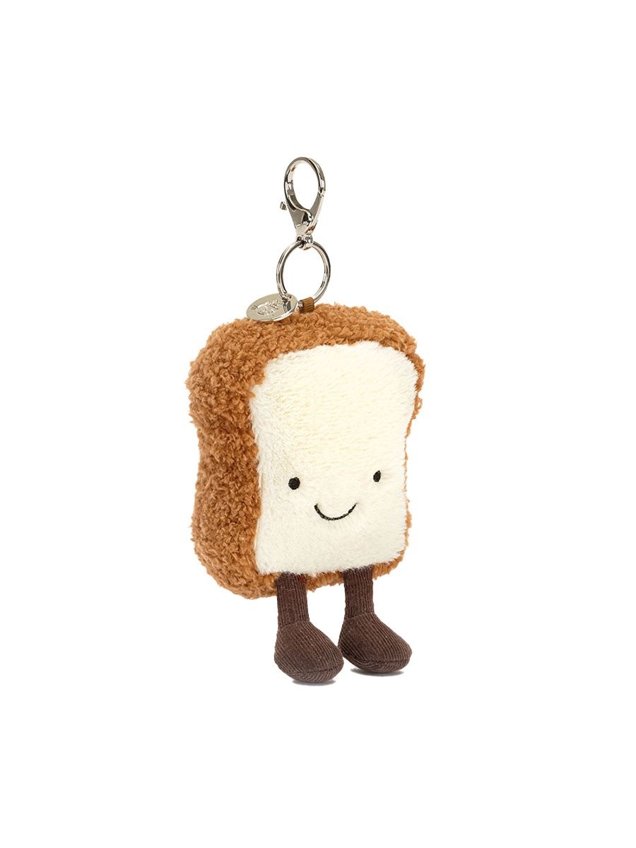 Jellycat Amuesables Toast plushie bag charm
