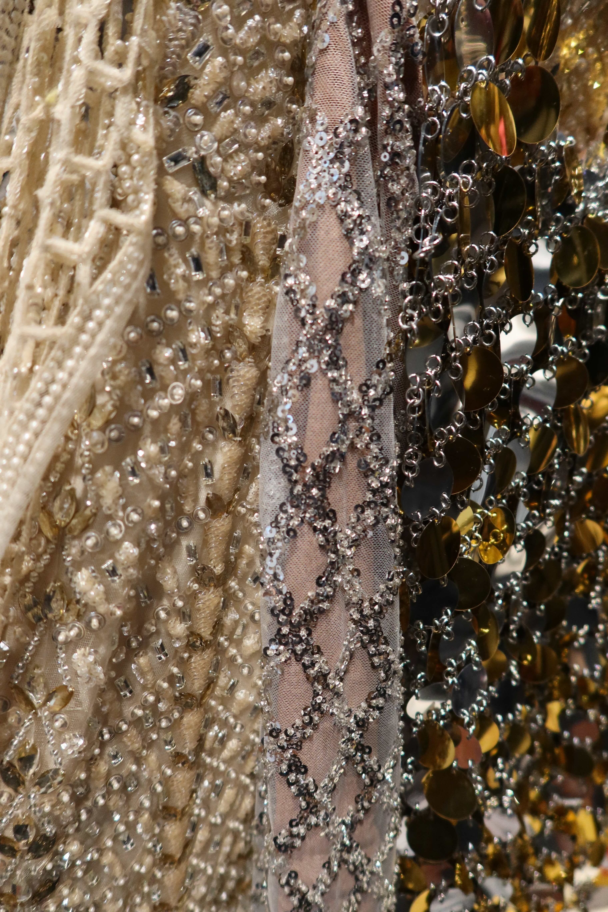 glitzy pieces from Zara Umrigar, Rabanne, and Naeem Khan 