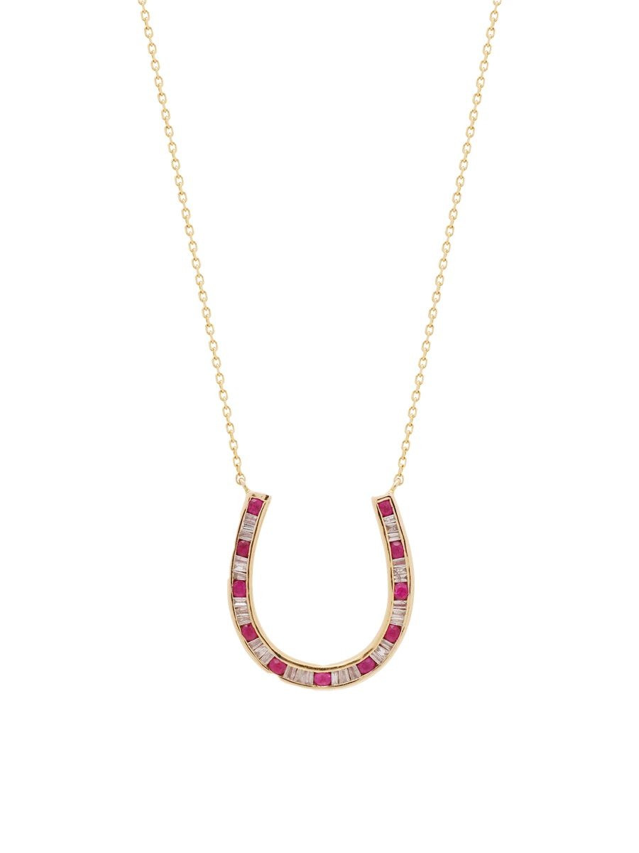 Kamushki Lucky Horse Shoe necklace