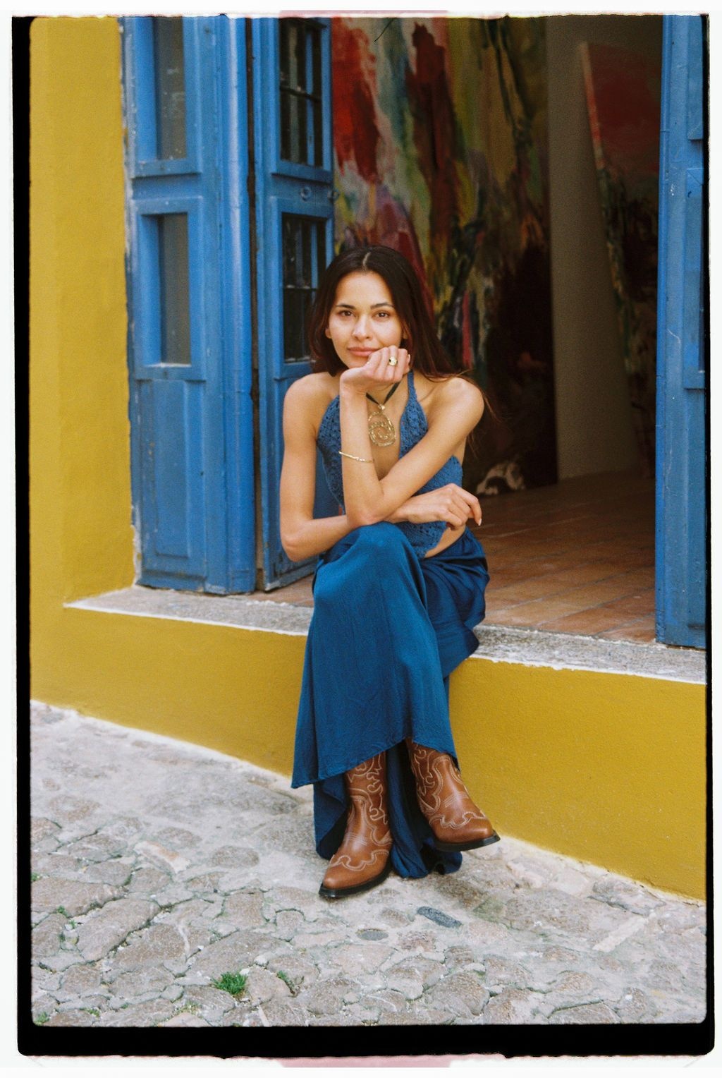 Artist Karimah Hassan in Ibiza