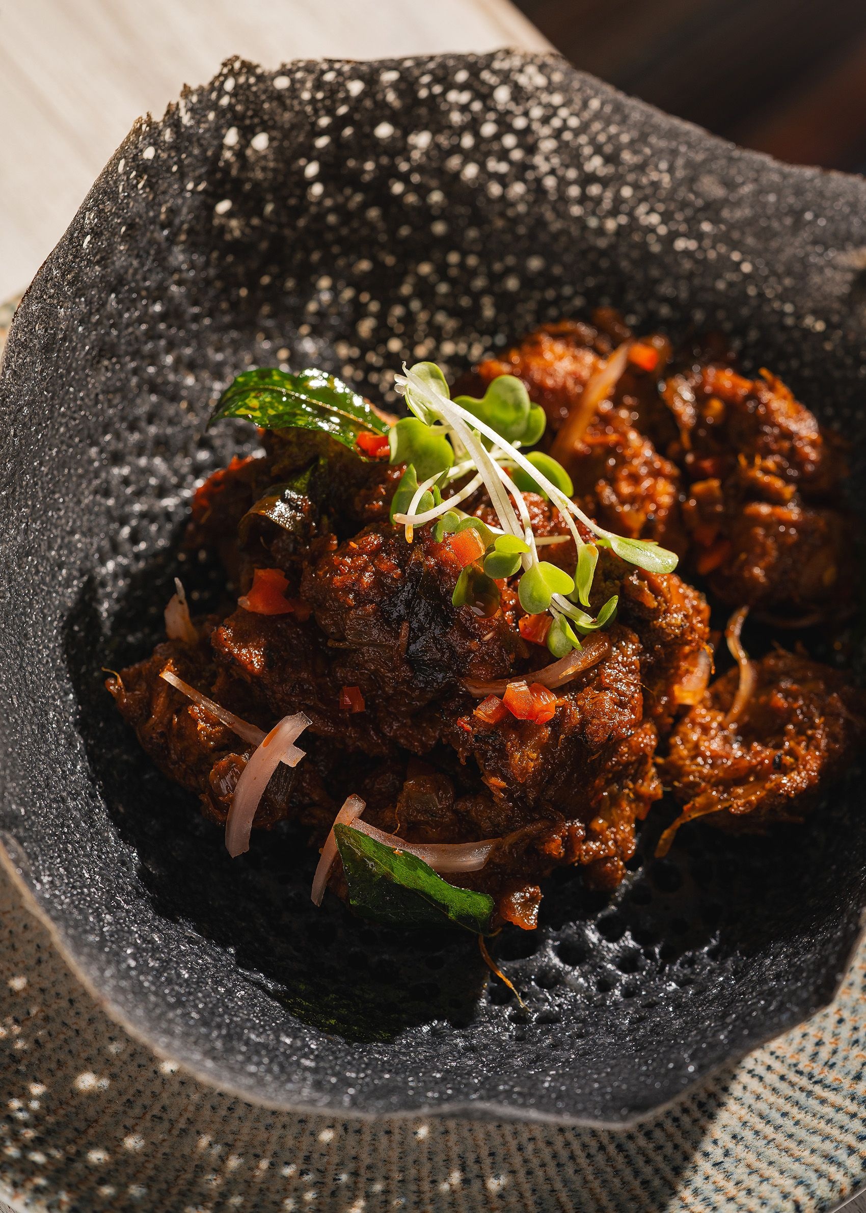 Karuppu mutton hopper Lisa's Lanka Mumbai The Nod