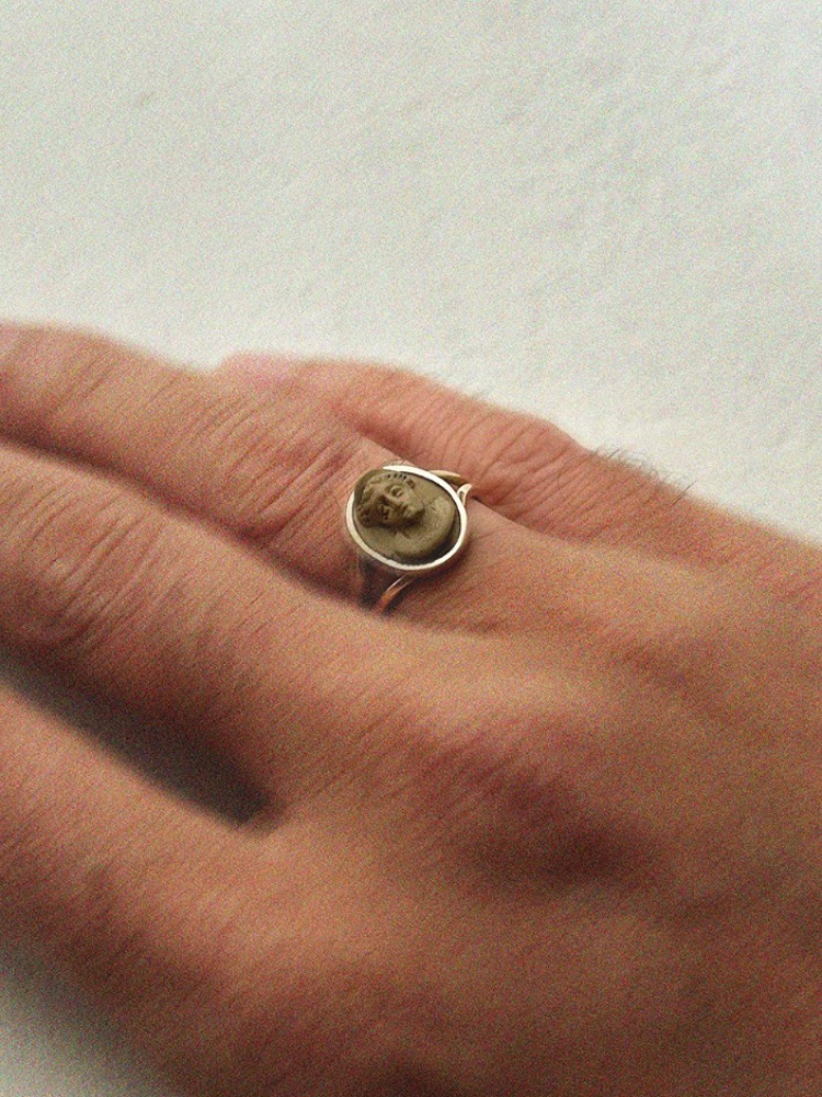 Gaurav Ogale Lava Cameo ring