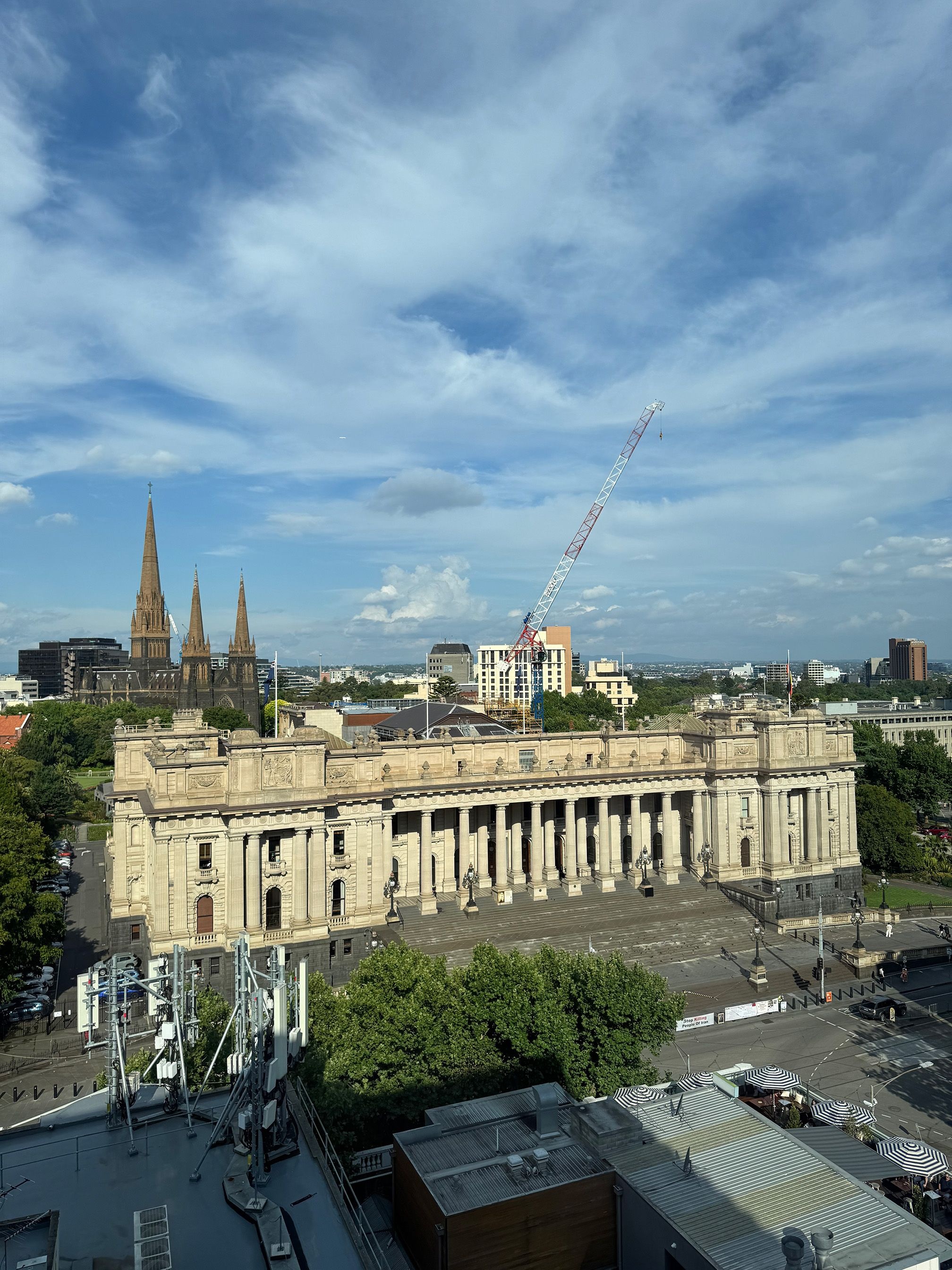 The view from the rooms