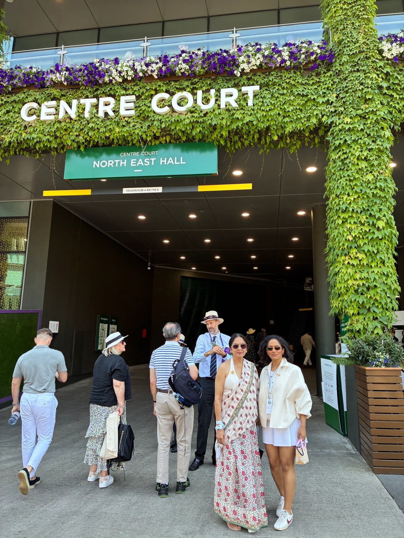 Masaba and Neena Gupta at Wimbledon Centre Court, The Nod Mag