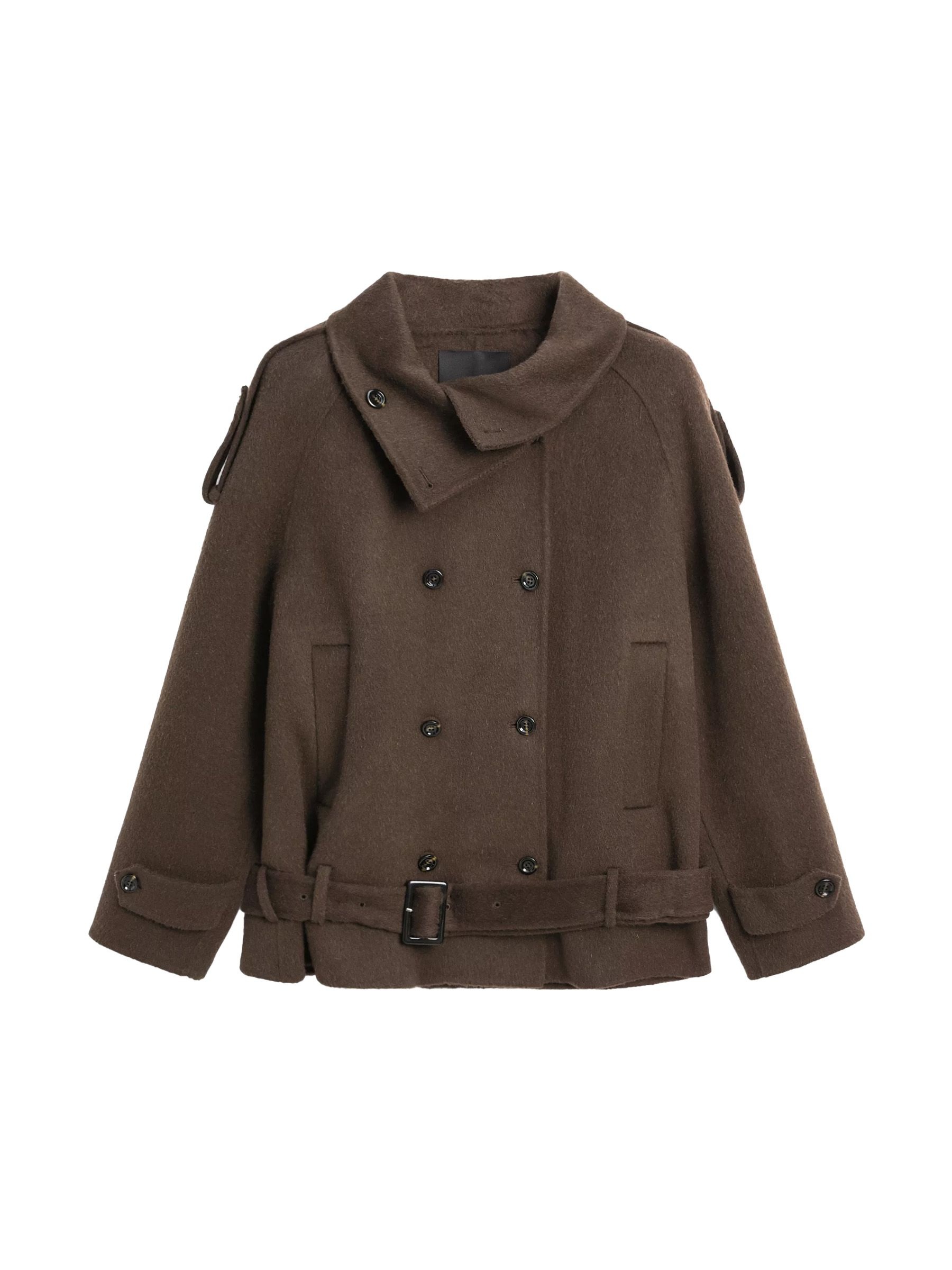 Wool blend coat, Massimo Dutti