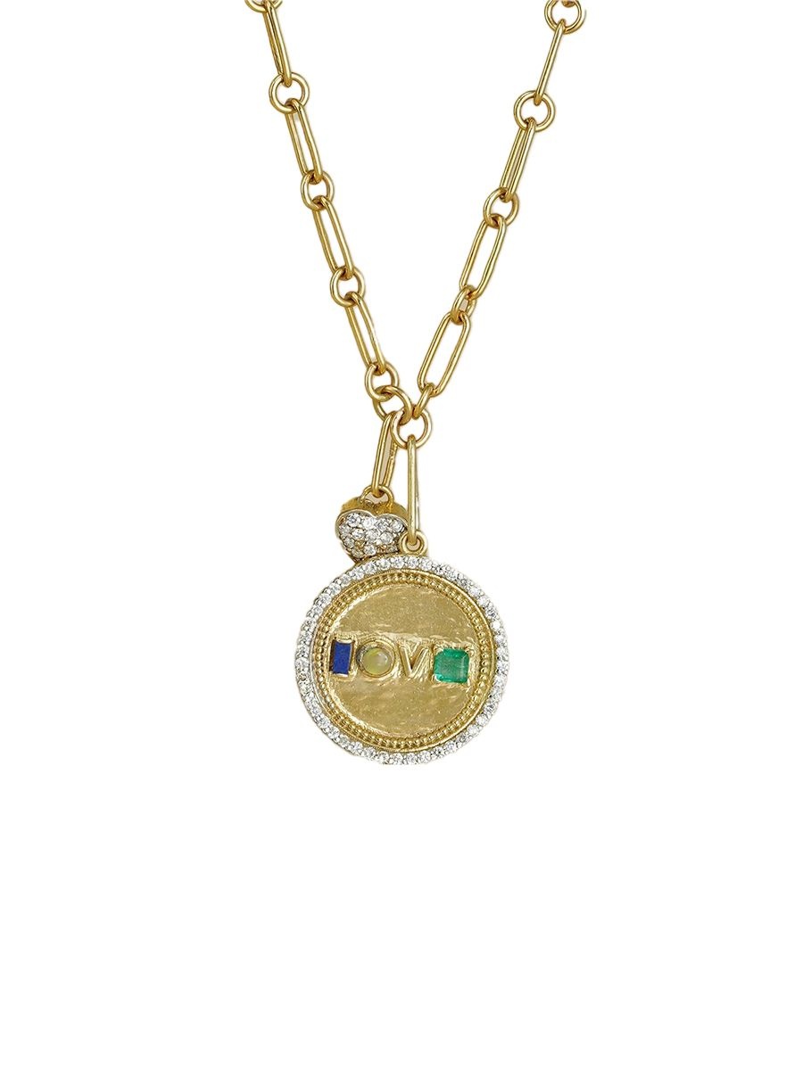 Moi Love medallion necklace
