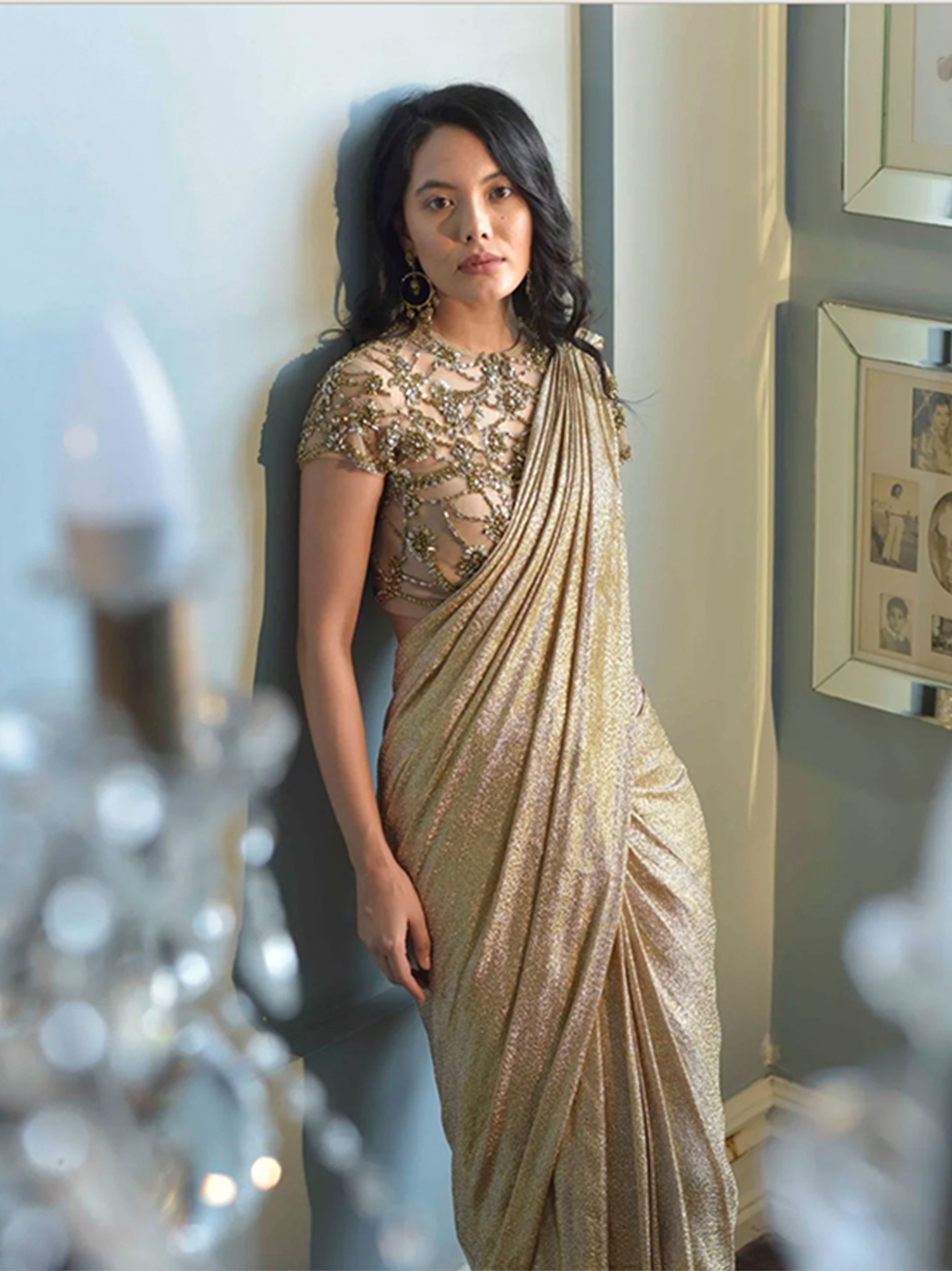 MonishaJaising sari