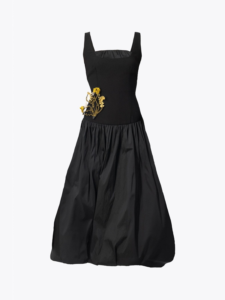 Moonray black Magnolia dress