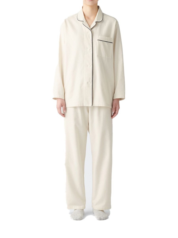 Muji Seamless Flannel Pyjamas