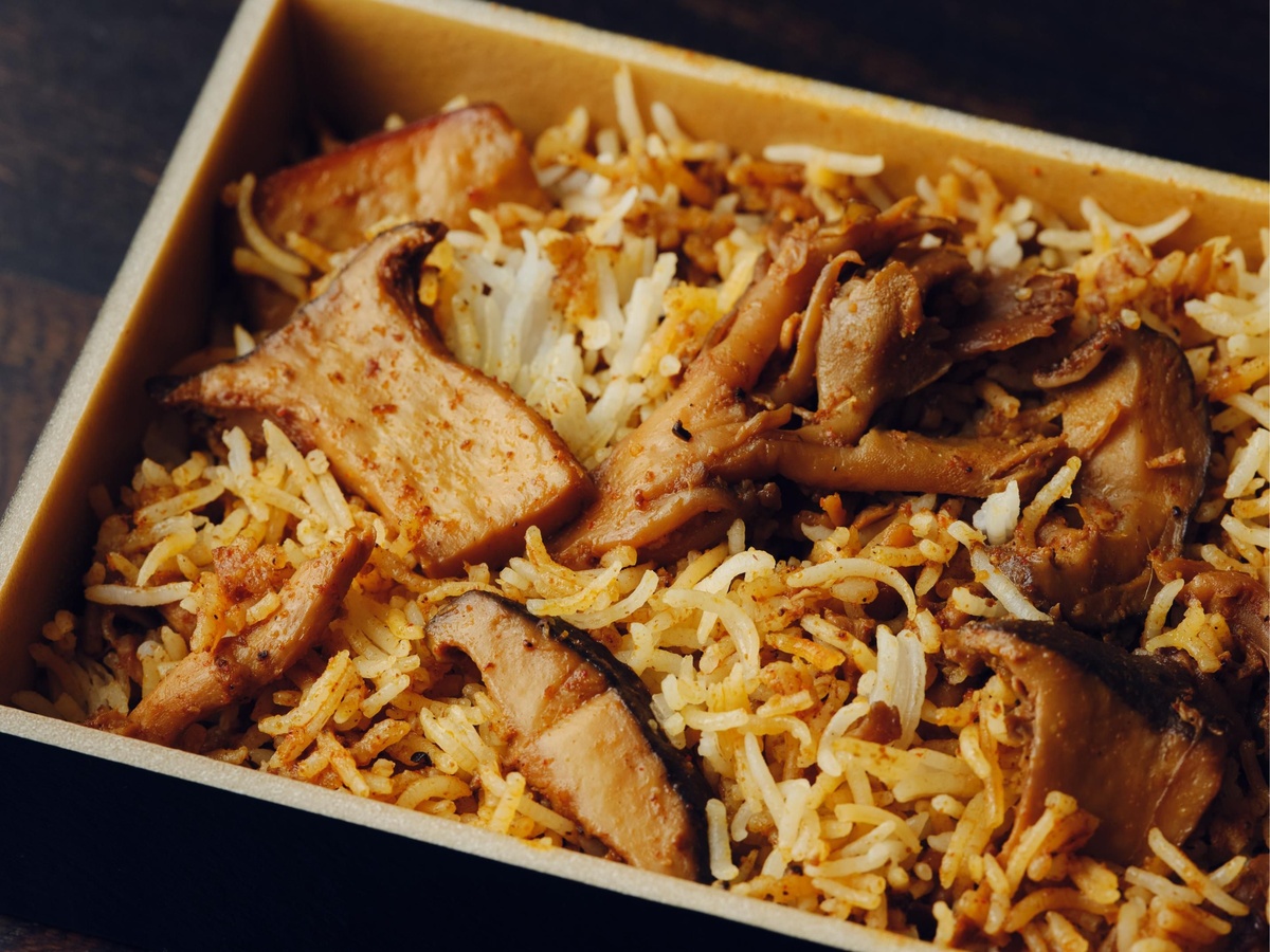 Mushroom Biryani