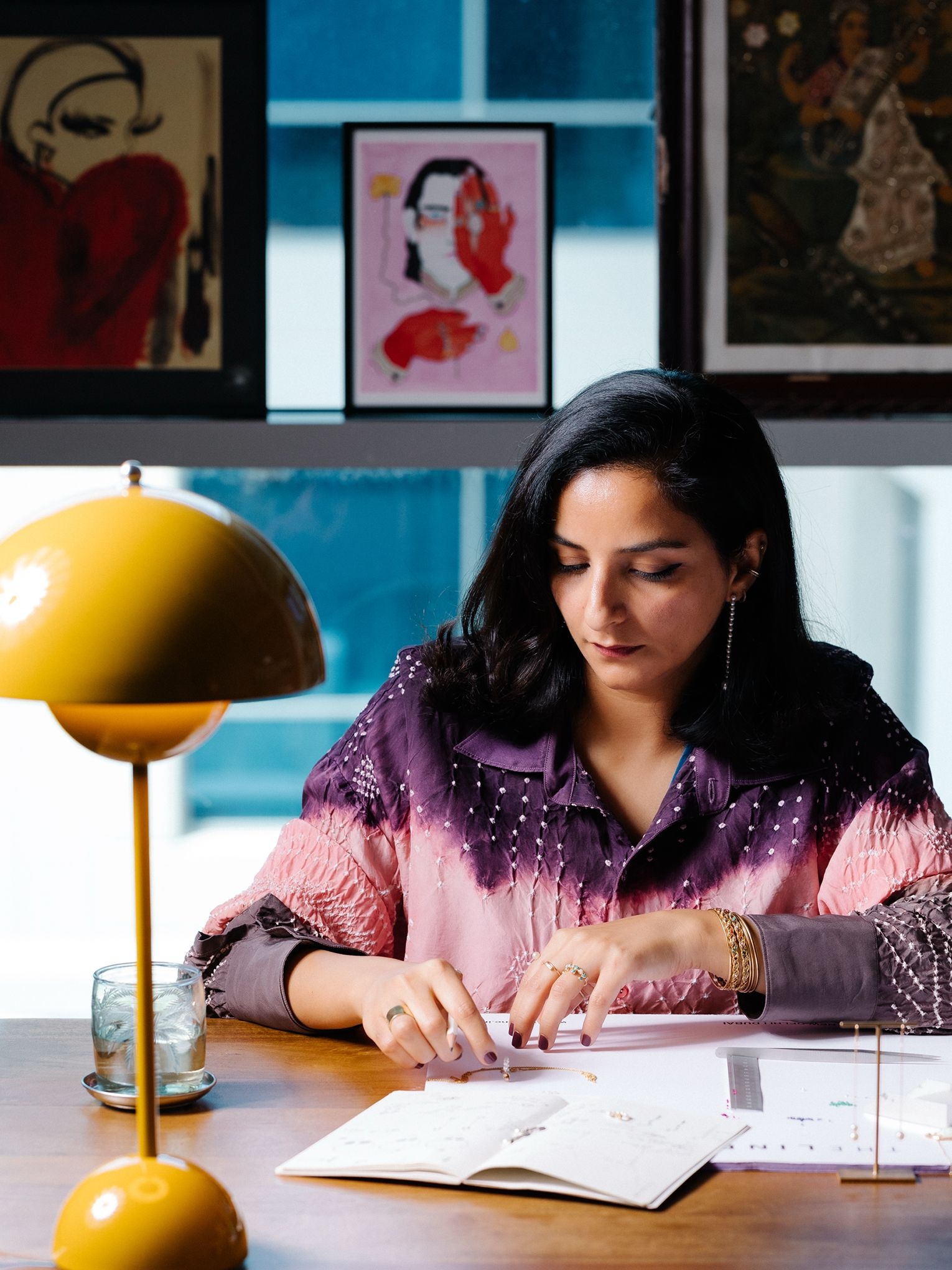 Natasha Khurana at her Dubai studio