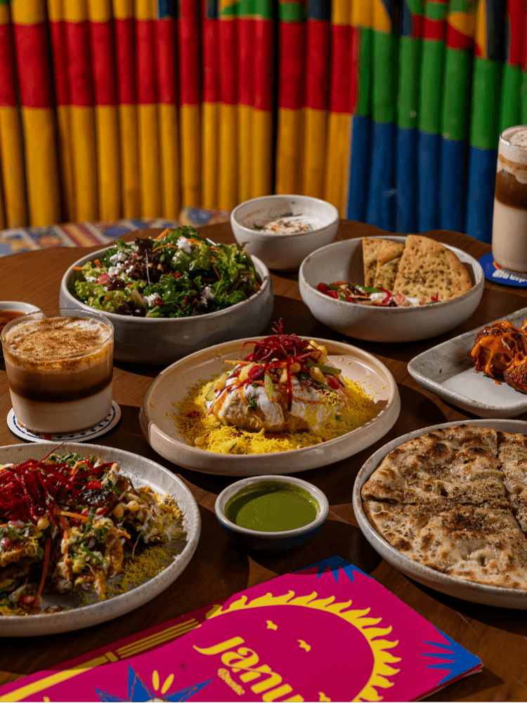 The menu brings together comfort foods from India