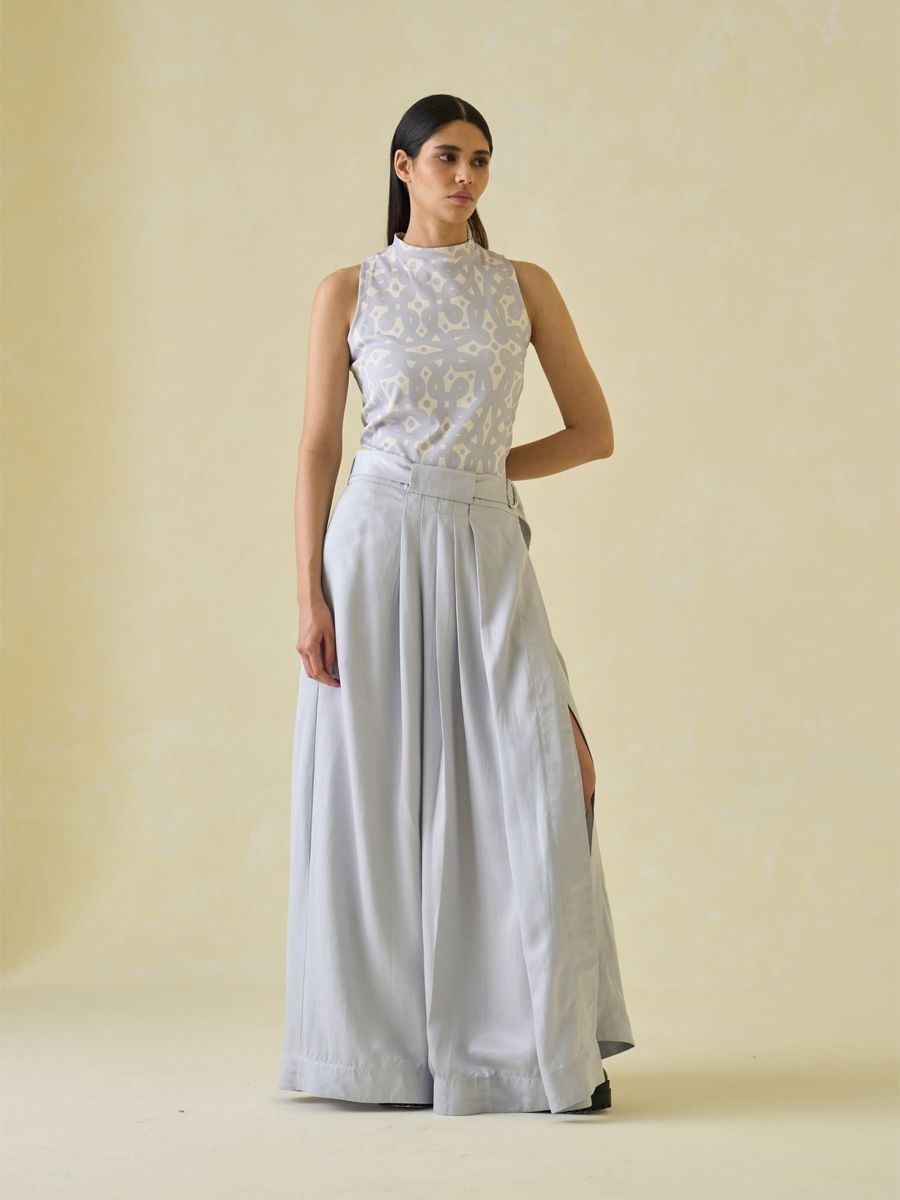 No Grey Area added buttons and stitched elements like adjustable belts 