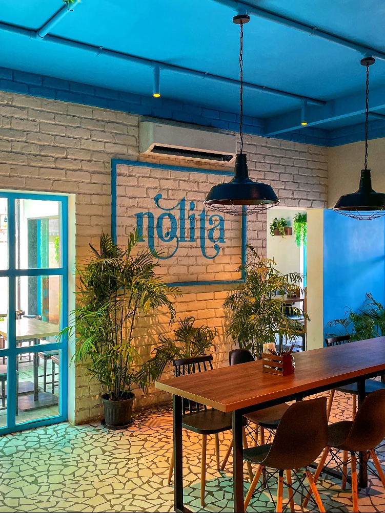 Nolita's brick wall interiors