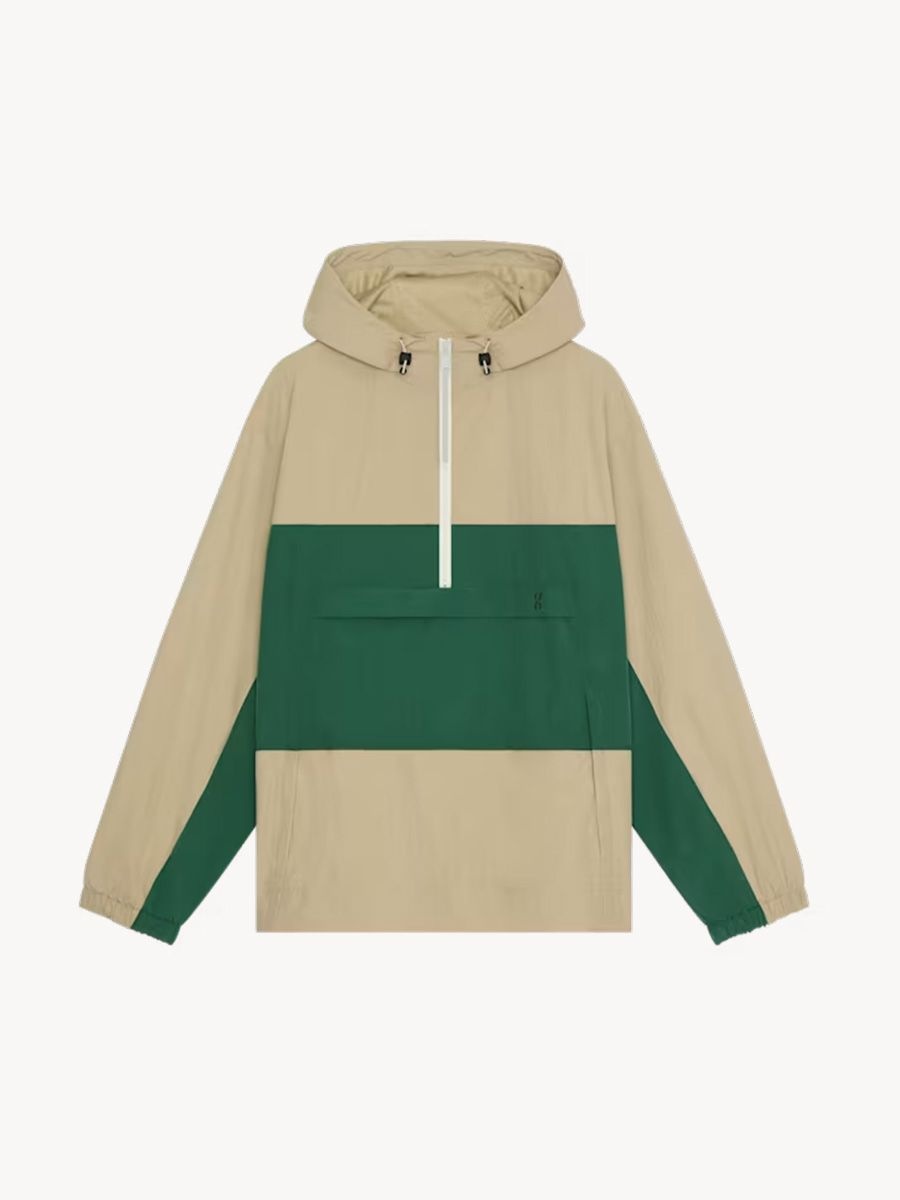 Half-zip anorak, On