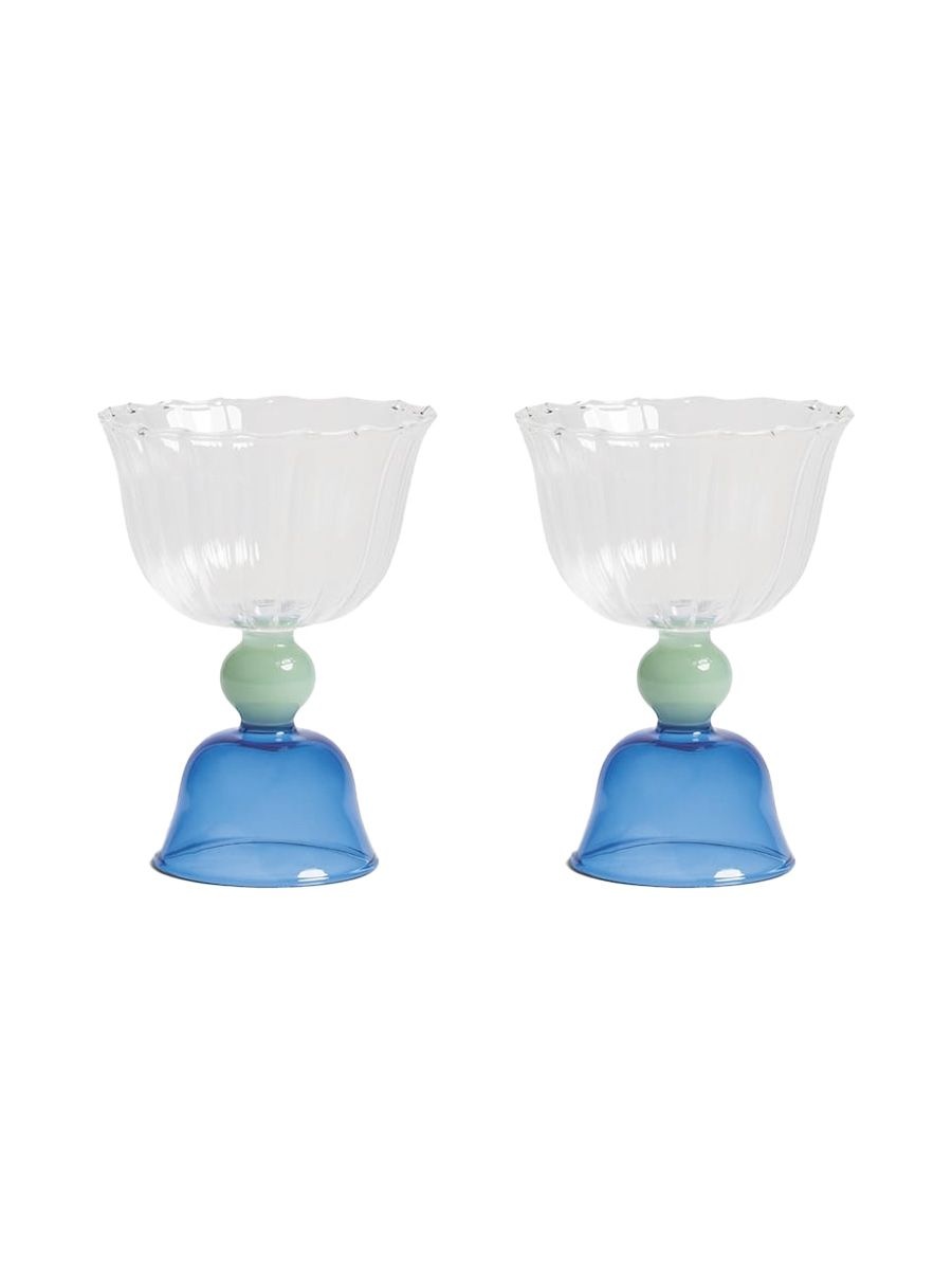 &Klevering tulip glass in blue, Objetto