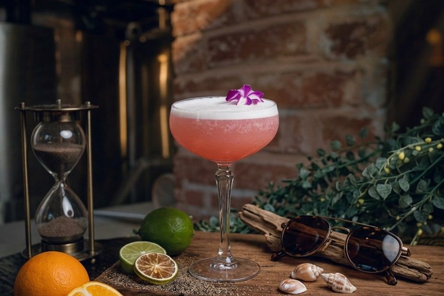 Pink Sour Cocktail