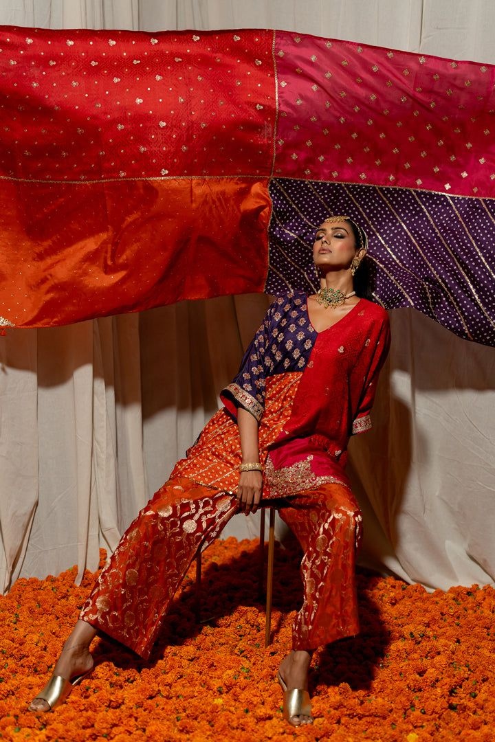 Pooja-Keyur Sangam dupatta