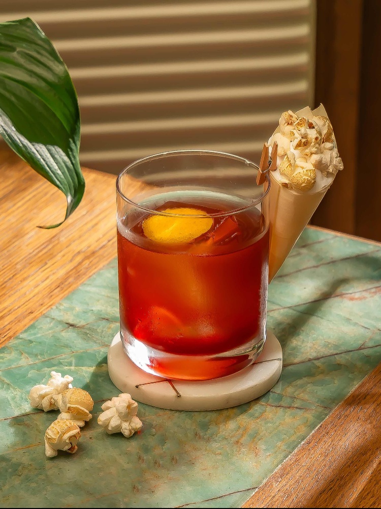 Popcorn Negroni