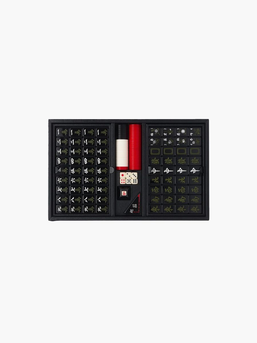 Prada saffiano leather mahjong game