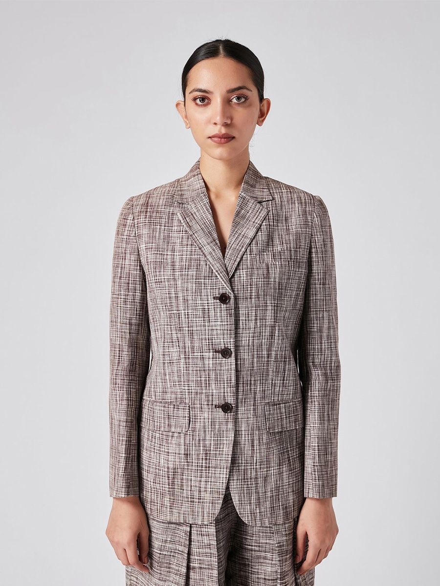 Rajesh Pratap Singh Sadari Jacket in grey melange