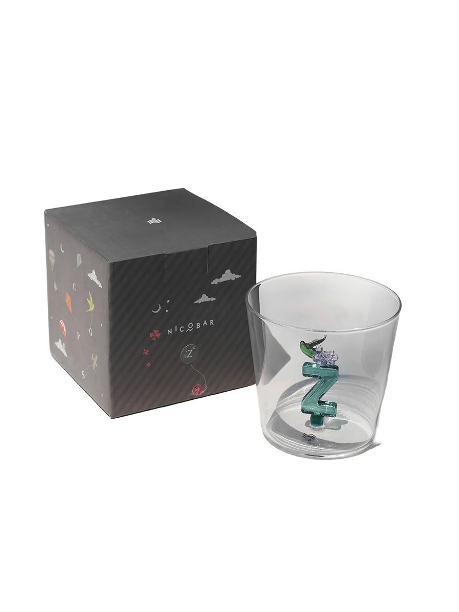 Nicobar Alphabet Glass, Rakshabandhan Gift, The Nod Mag