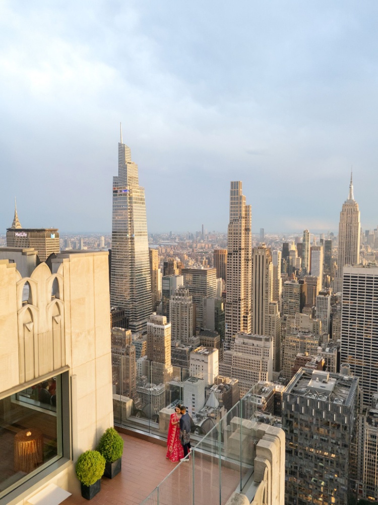View of New York from the Rainbow Room at Rockefeller Center