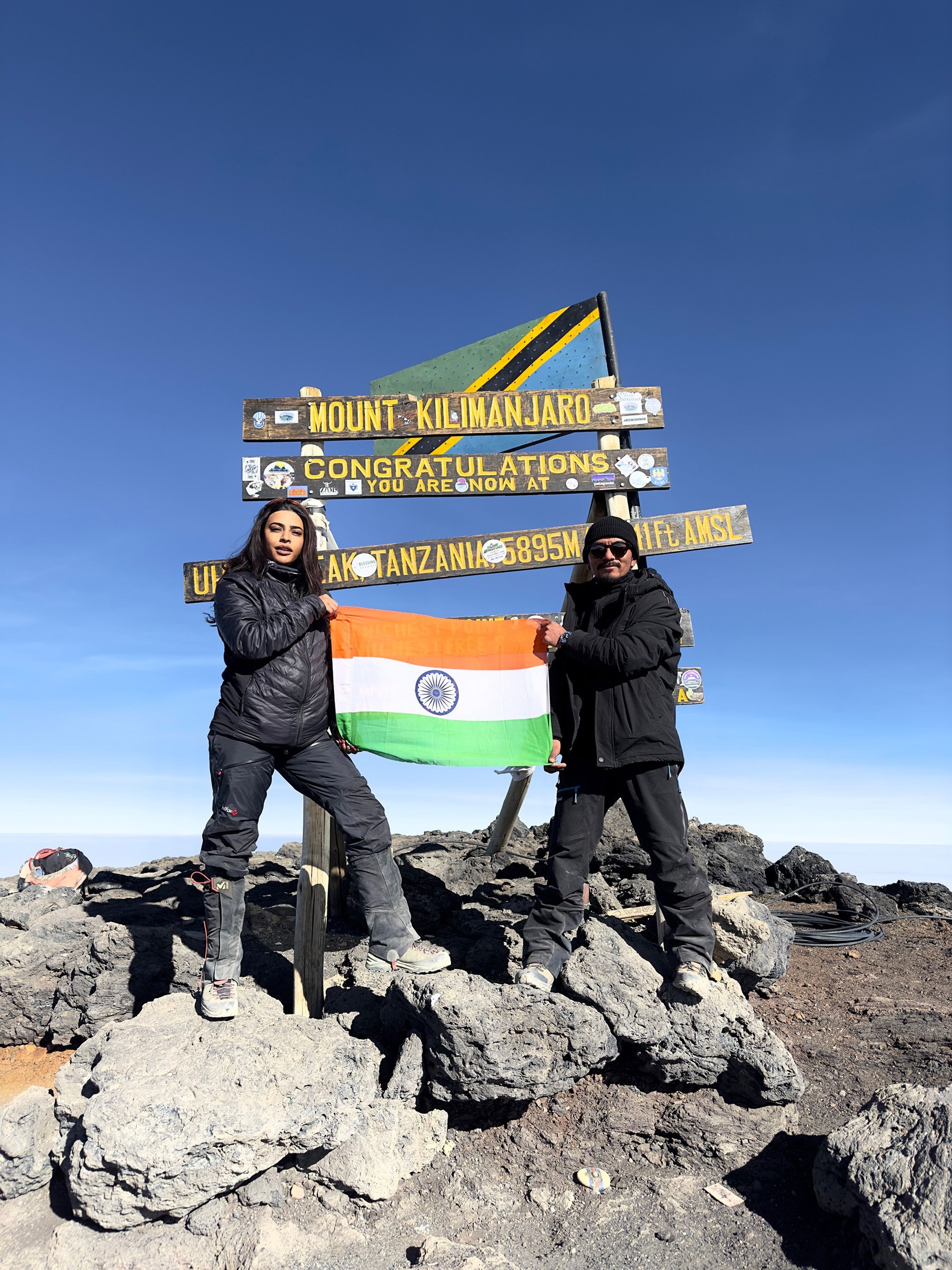 Rii on Mt Kilimanjaro