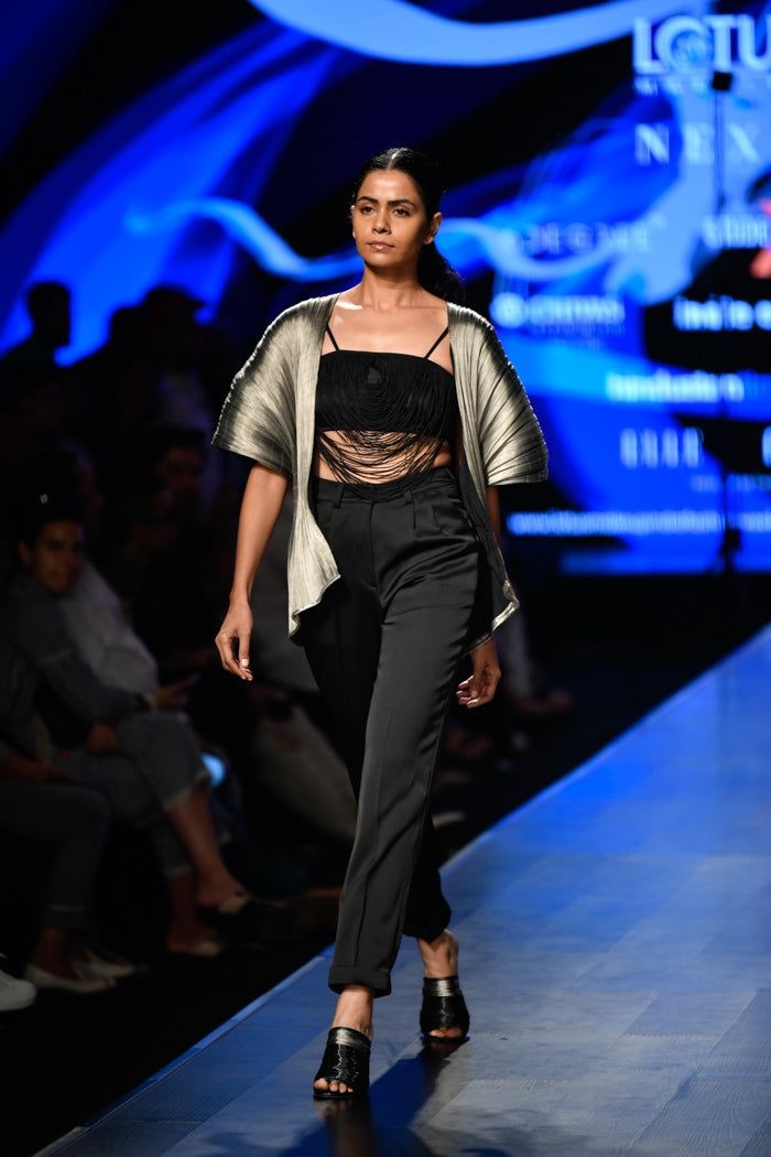 Rimzim Dadu's Metal Wire Sculpted Jacket in The Nod's guide to Diwali outfit upgrades