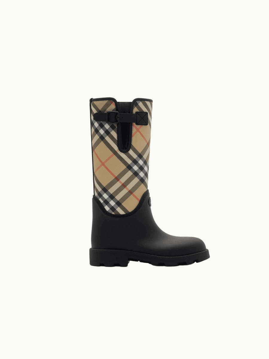 Burberry Rubber Marsh Stamp High Boots​