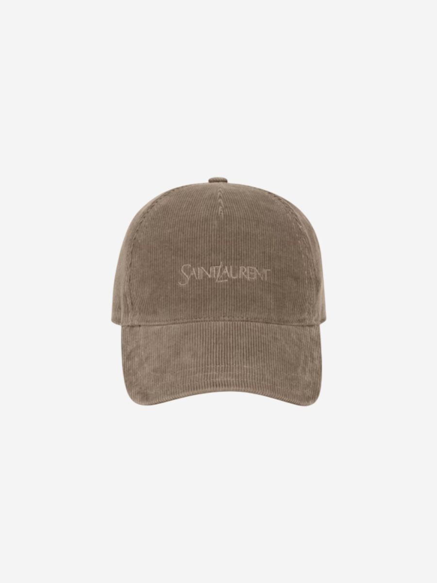 Saint Laurent Corduroy Cap