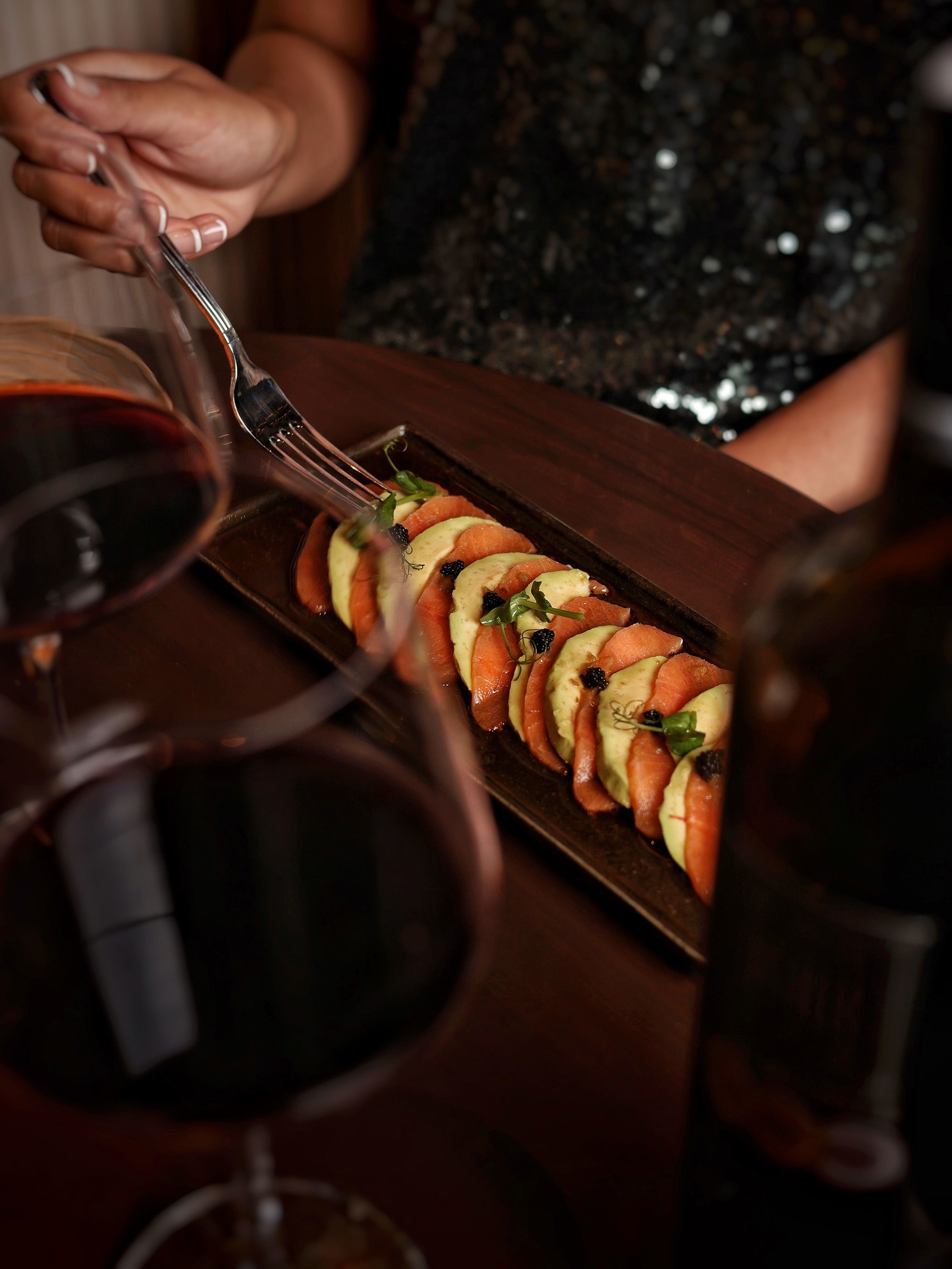 Salmon Carpaccio Mr Button The Nod 