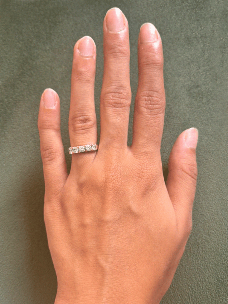 Sanjana Sethi wearing a diamond band