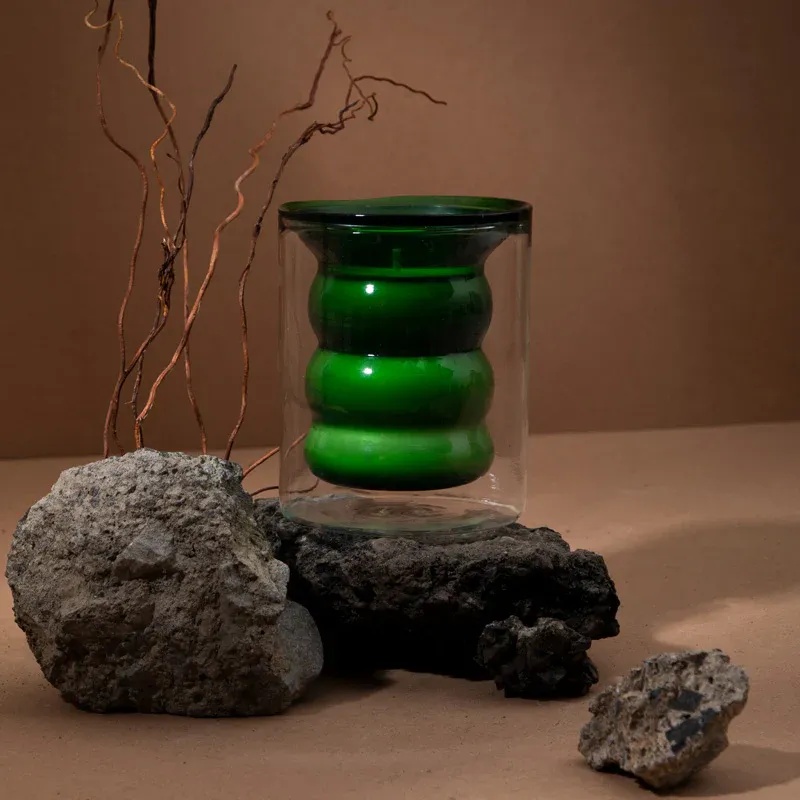 Green Candle from Seva Home