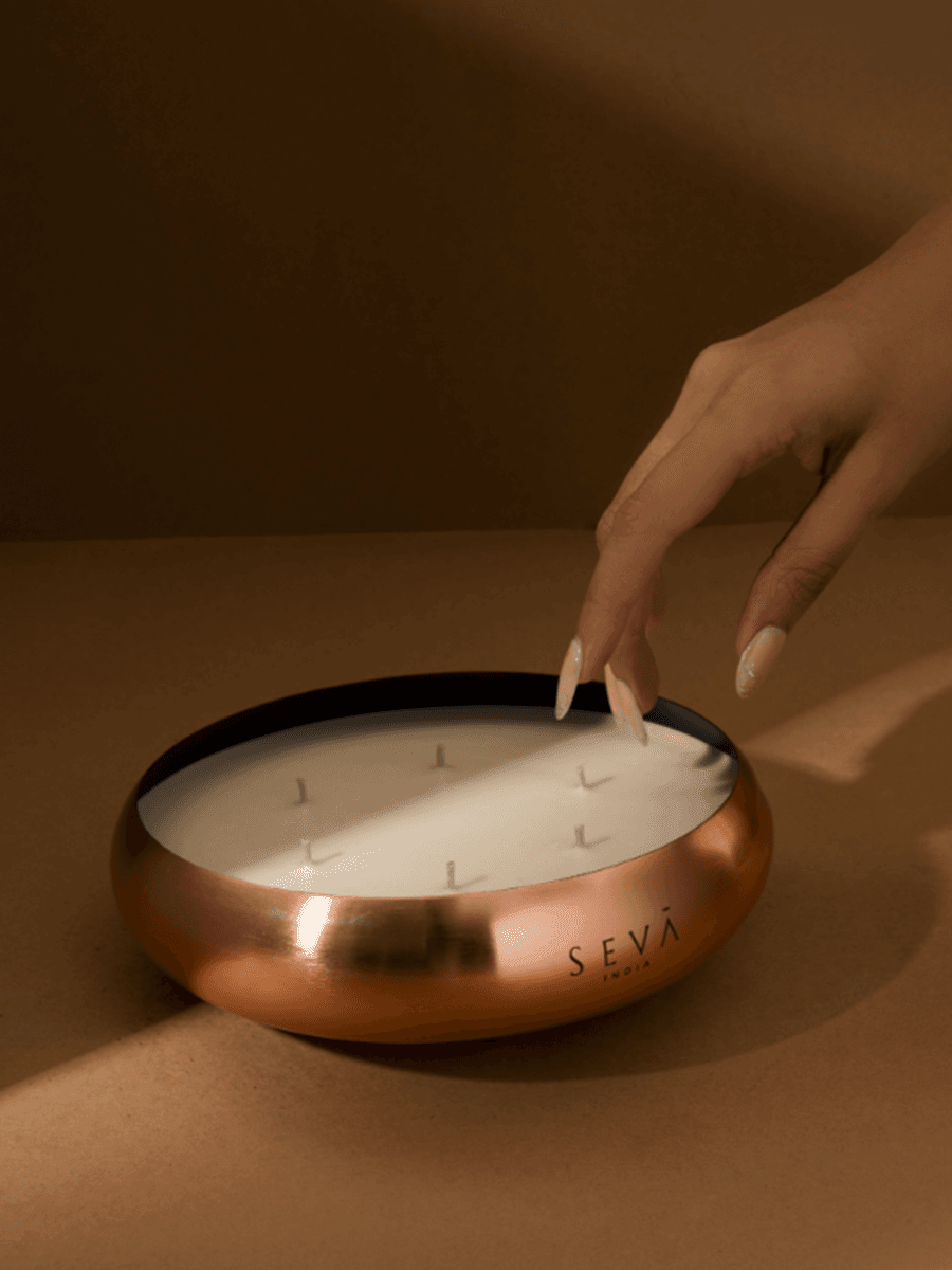Seva Home Medley candle (Rose Gold)