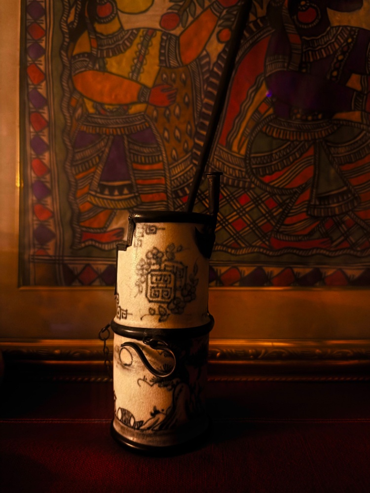 A smoking pipe owned by Shruti Sitara Singh