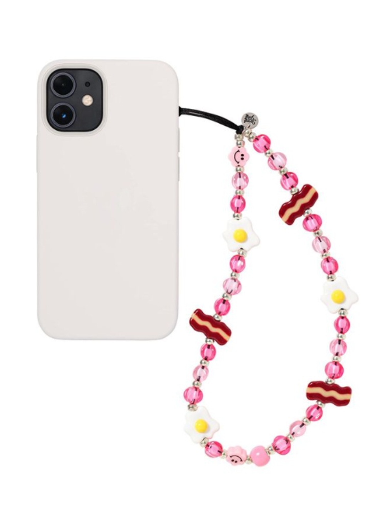 A phone charm with beads by String Ting