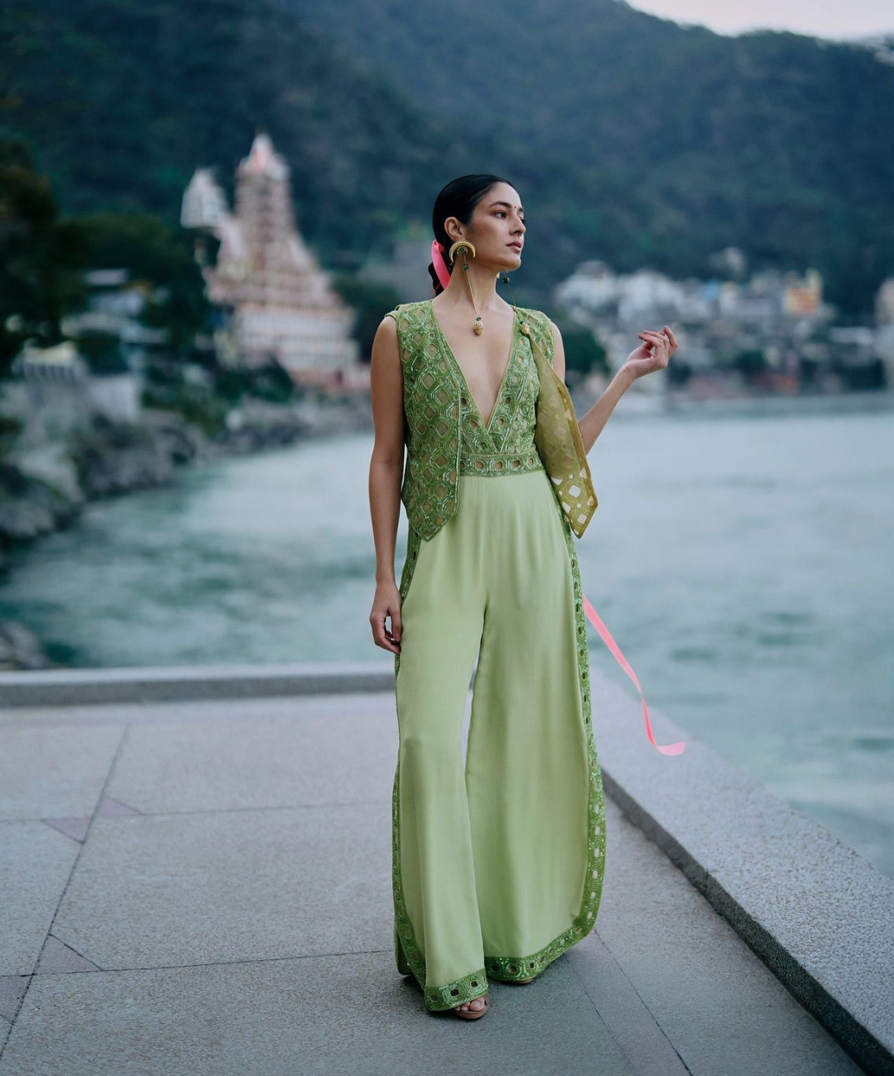 Surily G Green Jumpsuit